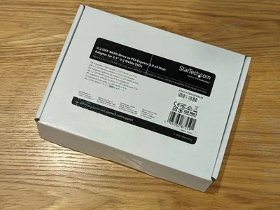 StarTech U.2 NVMe 2.5" SSD to PCIe 4.0 3.0 x4 Host Adapter Card PEX4SFF8639 - Image 1 of 4