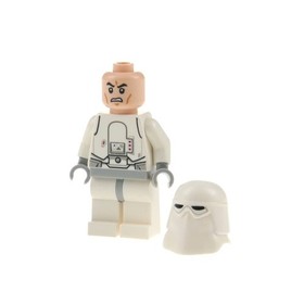 1x Lego Minifigure Star Wars Episode 4/5/6 Snowtrooper White Helmet 75054 sw0568