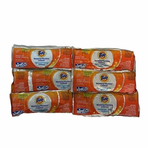 Tide Washing Machine Cleaner Lot Of 6 Pouches 7.9 oz Old Formula 2014 - Picture 1 of 7