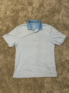Cutter & Buck Polo Uomo Golf Camicia L Blu North Carolina Tar Heels - Foto 1 di 6