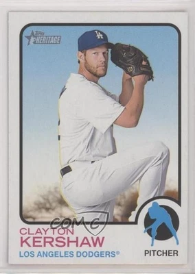 2022 Topps Heritage High Number Player Icon Swaps Variation Clayton Kershaw #725 - Image 1 of 2