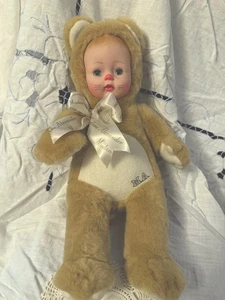 Vintage Madame Alexander Stofftier Teddy Puppe - Bild 1 von 3