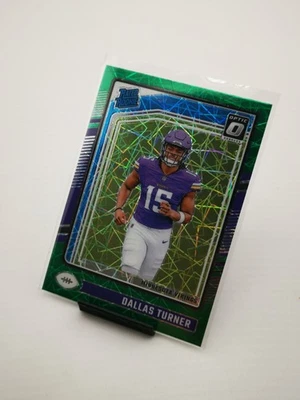 2024 Optic Rated Rookie Green Laser Prizm Dallas Turner #224 - Image 1 of 3