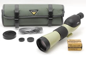 [Almost Unused w/ case] Nikon FIELD SCOPE ED D=60 P Eyepiece 20x 25x JAPAN A-293 - Picture 1 of 24