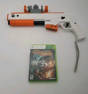 Cabela's Top Shot Elite Rifle by Activision with Dangerous Hunts 2011 Xbox Game - Picture 1 of 8