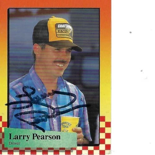 LARRY PEARSON SIGNED 1989 MAXX RACING #16 - NASCAR - Image 1 of 1