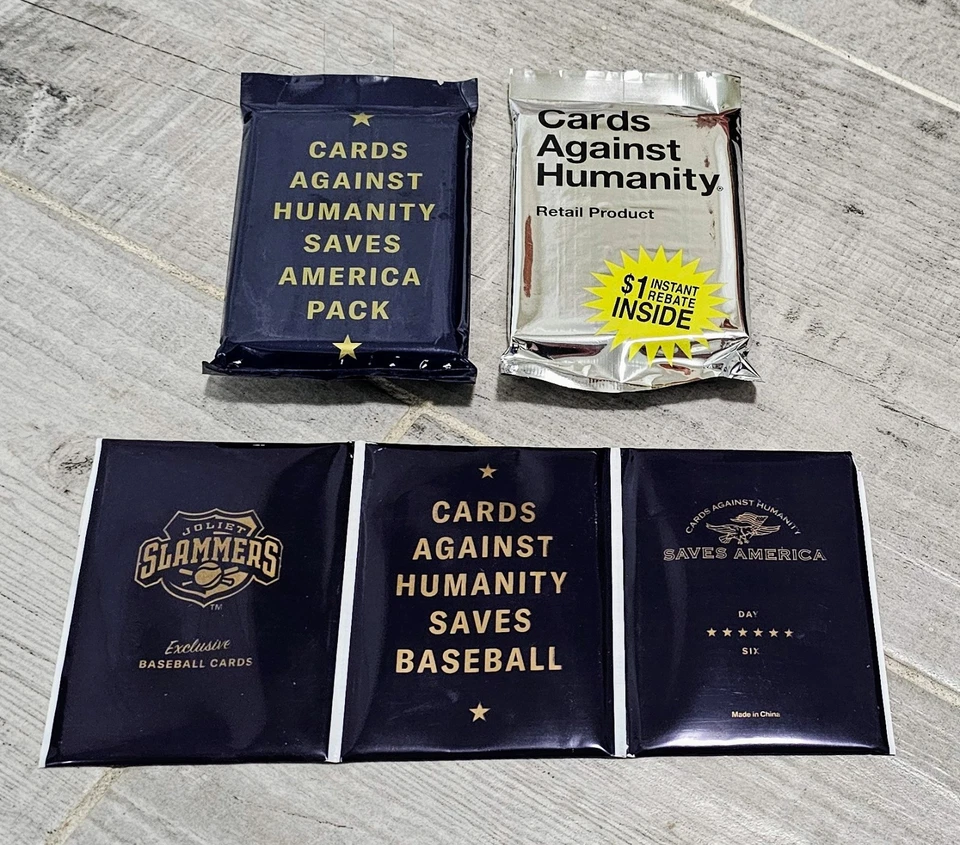 Cards Against Humanity - Saves America/Béisbol y paquetes minoristas (NUEVO SELLADO) Foto 1 de 2