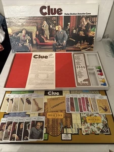 Vtg 1972 CLUE Mystery Detective Board Game Parker Brothers Complete Original Set - Picture 1 of 11
