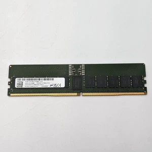 Micron 32GB DDR5 4800MHz RDIMM ECC Memory MTC20F2085S1RC48BA1 - Afbeelding 1 van 5