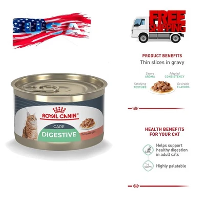 Feline Care Nutrition Digestive Care Adult Thin Slices in Gravy Cat Food, 5.1... - Image 1 of 4