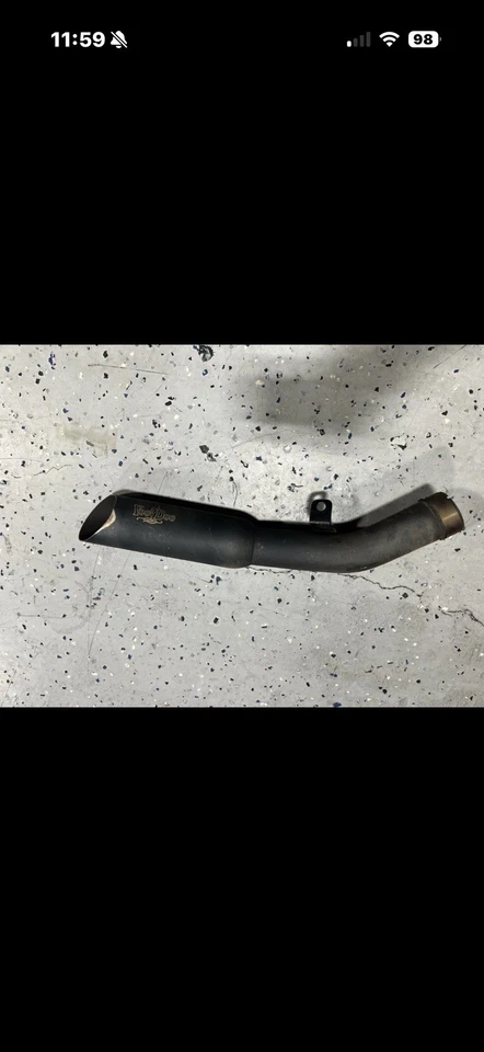 Escape vudú GSXR 600 750 2006-2022 2023 2024 2025 Suzuki Slip On negro corto Foto 1 de 3