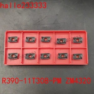 10PC R390-11T308-PM ZM4320 R390-11 T3 08M-PM CNC Carbide milling insert For R390 - Picture 1 of 5