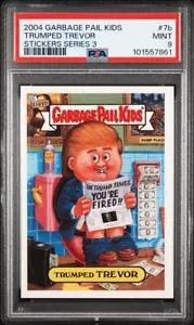 GARBAGE PAIL KIDS 2004 ANS3 #7b "TRUMPED TREVOR" PSA 9 ( Trump ) - Picture 1 of 5