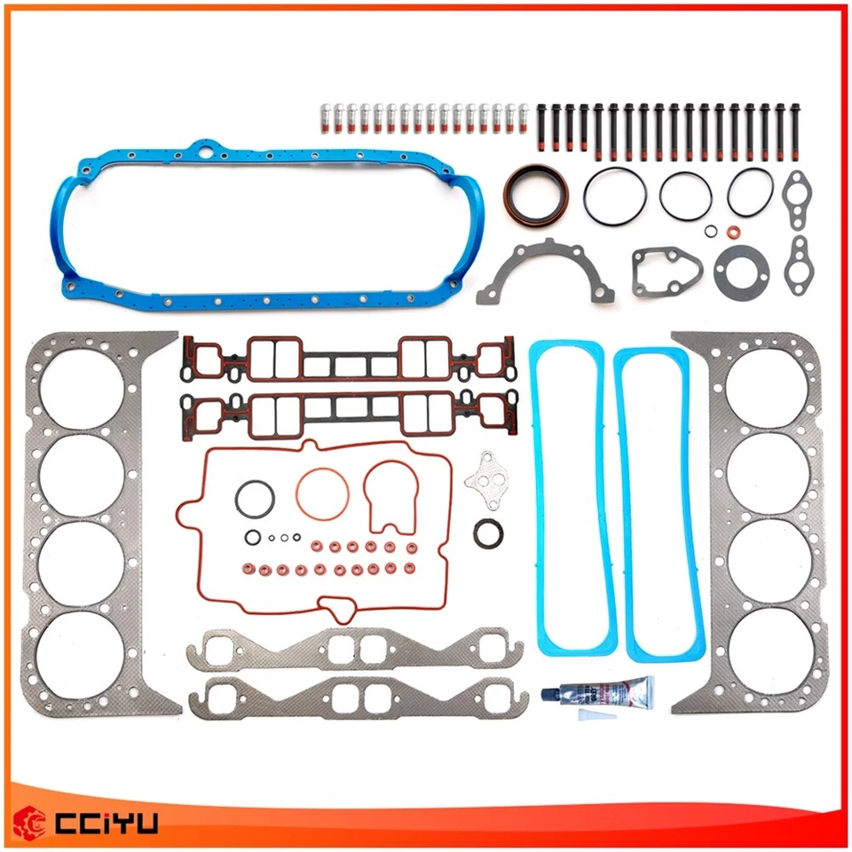 Engine Full Gasket Set w/Head Bolts Fit for GMC C1500 Suburban 96-99 5.7L - Image 1 of 4