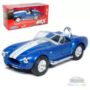 1/36 Shelby Cobra 427 S/C 1965 Model Car Diecast Toy Vehicle Collection Gift Kid - Picture 1 of 12