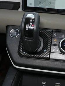 Cubierta del panel de caja de cambio de engranajes de fibra de carbono ABS para Land Rover Defender 90 110 20-22 - Imagen 1 de 9