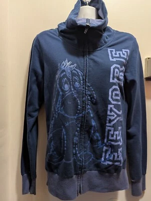 Chaqueta Disney Eeyore Juniors Pequeña Azul Cuello Alto Cremallera Completa Foto 1 de 4
