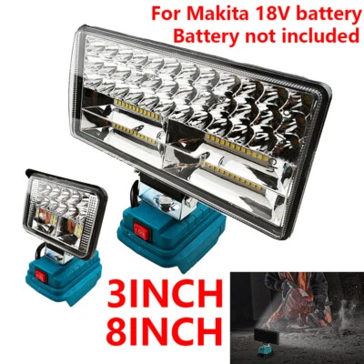 For Makita Battery 18V Li-Ion LED Work Light Workshop Flashlights Torch Camping - image 1 of 4