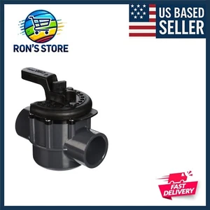 Chemical-Resistant 1-1/2-Inch PVC Diverter Valve - Maintenance-Free Seal - Picture 1 of 2