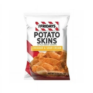 TGI Fridays Cheddar & Sour Cream Crisps 85g x 6 bags - Picture 1 of 1
