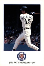 1989 Tigers Marathon Baseball Card #15 Pat Sheridan