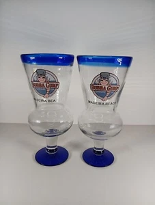 Bubba Gump Shrimp Co. Madeira Beach Hurricane Glasses Set Of 2 Souvenir - Picture 1 of 7