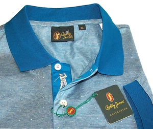 Bobby Jones collection polo golf shirt Italy XL short sleeve new $165 (6) - Picture 1 of 4
