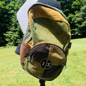 Ixchel Vintage 90s Corduroy Sling Bag Crossbody Backpack Music Festival Sack - Picture 1 of 11