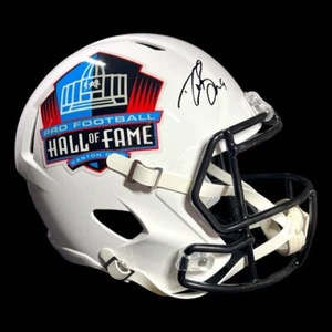 Drew Brees Signed Autographed Hall Of Fame Full Size Helmet Beckett Authentic - Picture 1 of 3