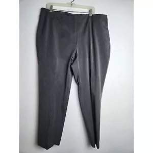 NWT Talbots Women Grey Straight Leg Mid-Rise Trouser Pants size 20W - Picture 1 of 10