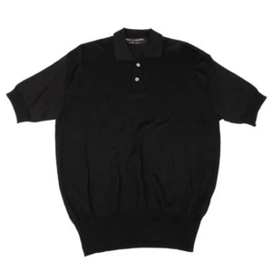COMME des GARCONS HOMME PLUS Rayon Knit Polo Shirt Size S-M(K-146636) - Picture 1 of 12