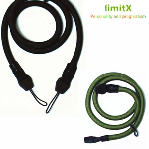 Tracolla fotocamera corda nylon sgancio rapido per Canon DSLR mirrorless - Foto 1 di 11