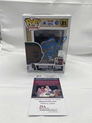 Shaquille Shaq O’Neal Autograph Signed Funko Pop NBA Orlando Magic #81 JSA COA - Image 1 of 4