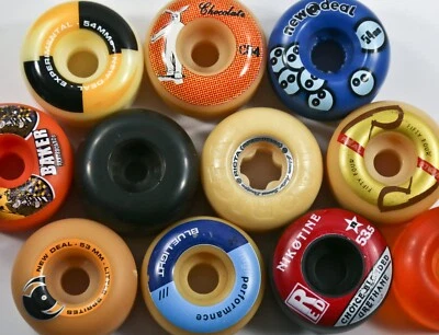 CHOICE Chocolate Ricta Real New Deal Misc Skateboard Wheels 54mm ALL SINGLES NOS
