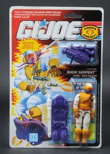 1991 Hasbro GI Joe Series 10 Cobra Snow Serpent v2 MOC Sealed 03 - Picture 1 of 9
