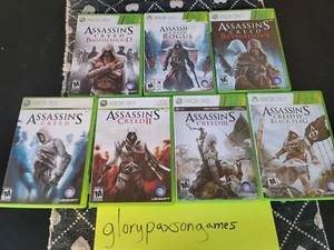 Xbox360 Assassins Creed Lot Of 7 Games - Picture 1 of 6