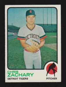 1973 Topps #256 Chris Zachary Detroit Tigers EX-MINT+ A - Bild 1 von 2