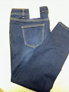 Ellen Tracy Women’s Fluid Denim Jeans Classic Mid Rise Skinny Size 20W - Picture 1 of 4
