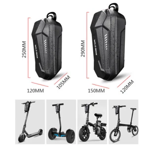 Bolsa delantera universal rígida para scooter 2L-3L impermeable bolsa para manillar de bicicleta ABS - Imagen 1 de 27