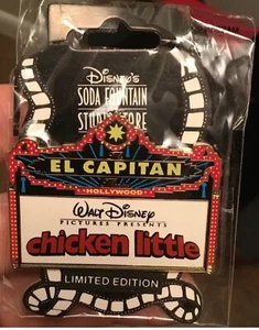 Disney DSSH DSF El Capitan Theatre Marquee LE 300 Pin Chicken Little - Picture 1 of 2