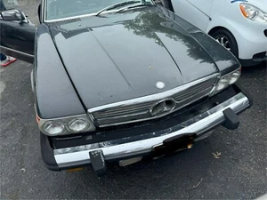 1972-1989 MERCEDES R107 450SL 380SL GENUINE HOOD BONNET COVER ASSEMBLY BLACK OEM - Picture 1 of 2