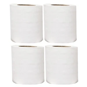 (Pack of 4) White Toilet Rolls 2 PLY Tissue Soft Fragrance Free Paper Bathroom - Picture 1 of 9