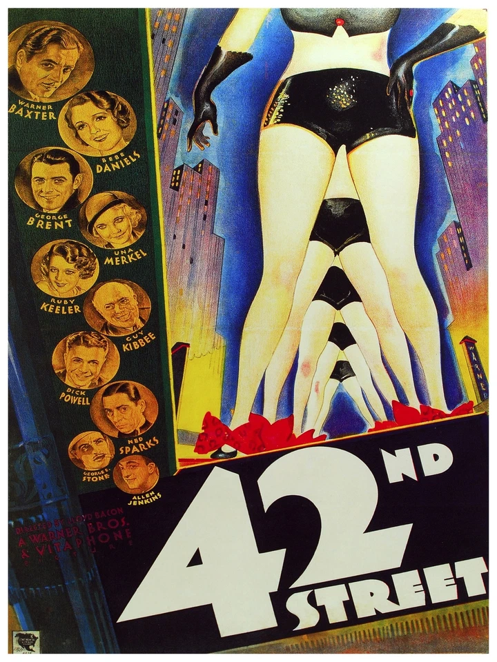 8127.Decoration Poster.Home Room wall art design.42nd Street movie.New York film - Image 1 of 1
