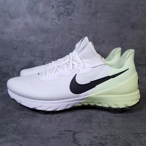 NIKE Air Zoom Infinity Tour Golf Shoes Mens 11.5 White Barely Volt Black - Picture 1 of 5
