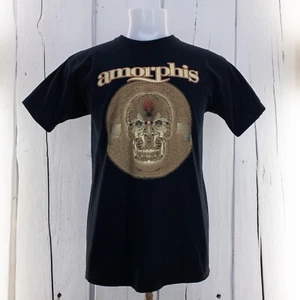 Camiseta Amorphis Reina del Tiempo 2018 Banda Finlandesa de Heavy Metal Hombres L Calce Ajustado - Imagen 1 de 12