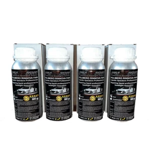 4 X RICARICA POLIMERO LIQUIDO BLU 800GR LUCIDATURA RIPRISTINO FARI AUTO - Foto 1 di 9