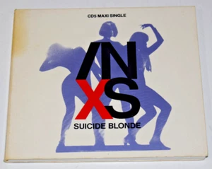 INXS Suicide Blonde RARE 6 TRACKS Maxi Single CD Earth 1990 Atlantic - Picture 1 of 4