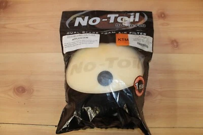 2007 2008 KTM SX 125 505 & 2008 XC 450 525 ATV No-Toil Air Filter X150-44 - Image 1 of 3