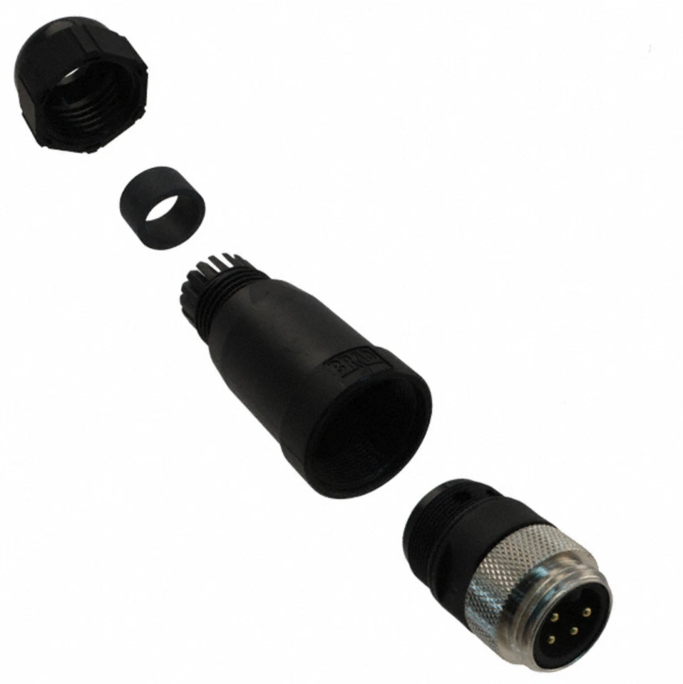 Molex 4 Position Circular Connector Receptacle, Male Pins Screw 1300170020 - Image 1 of 1