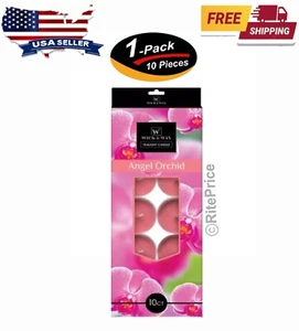 10 Pieces Angel Orchid Tealight 2.5 Hours Lasting Aromatherapy Scented Candles - Picture 1 of 4